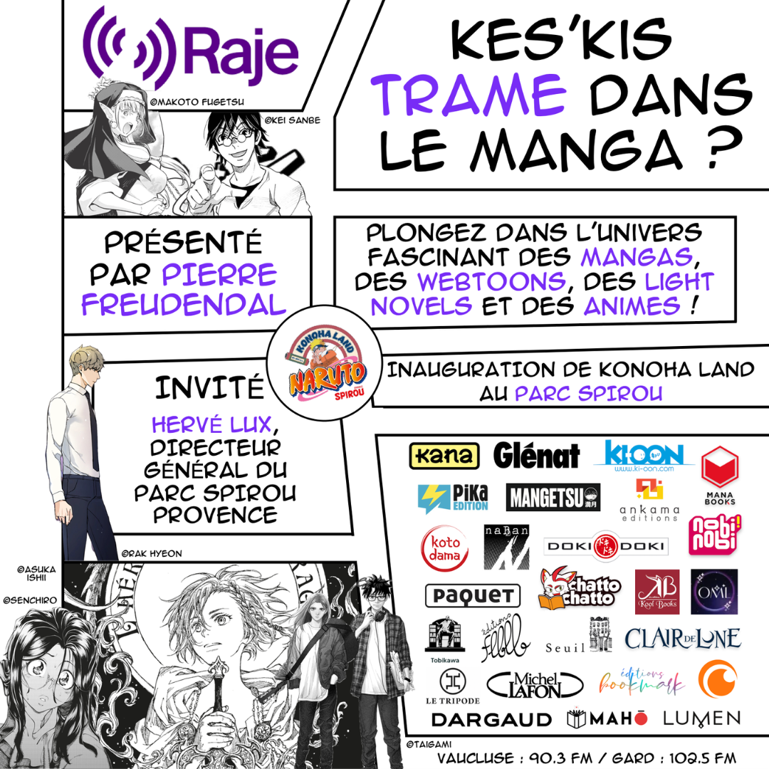 Kes'kis trame dans le manga ? - Inauguration de Konoha Land au Parc Spirou